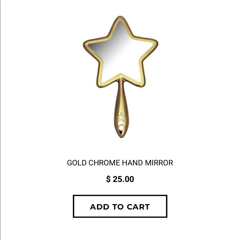 BNIB Sealed Jeffree Star Cosmetics Gold StarMirror